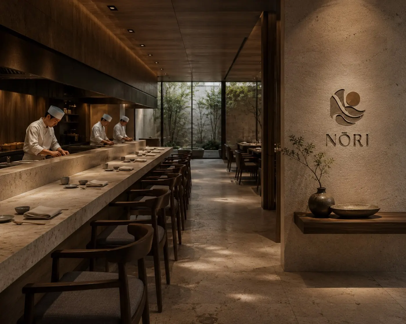 NŌRI, Gastronomie japonaise, identité et packaging